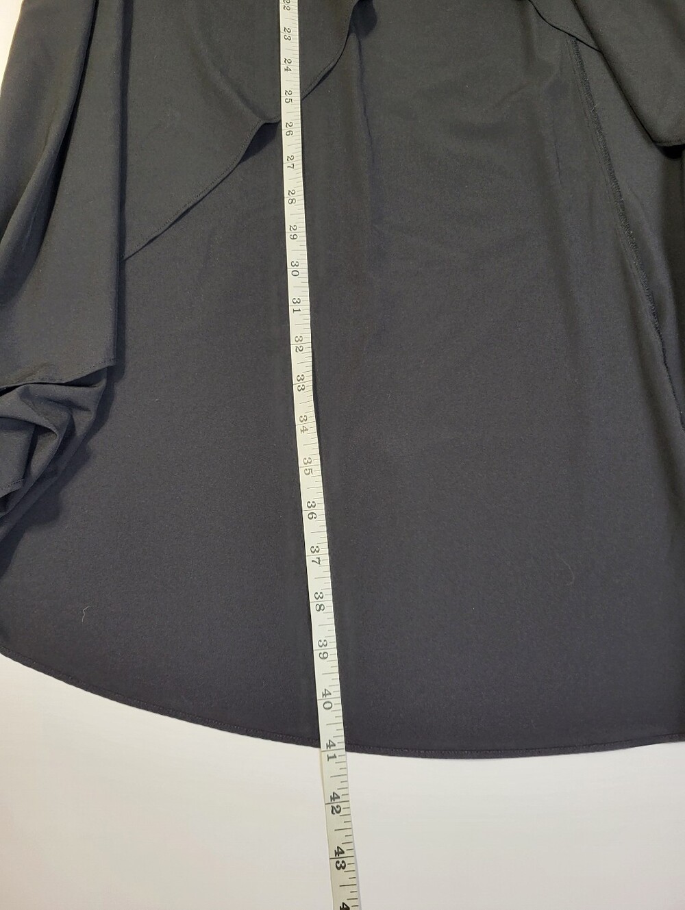 Halara Breezeful 2 in 1 High Waisted Skirt Short w/ Pockets Black Ruffle Flowy - Picture 6 of 7
